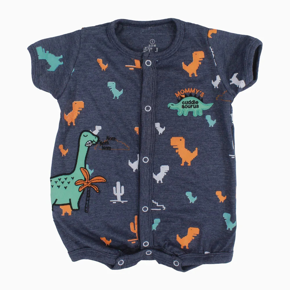 Baby Boys Cotton Romper – Dinos