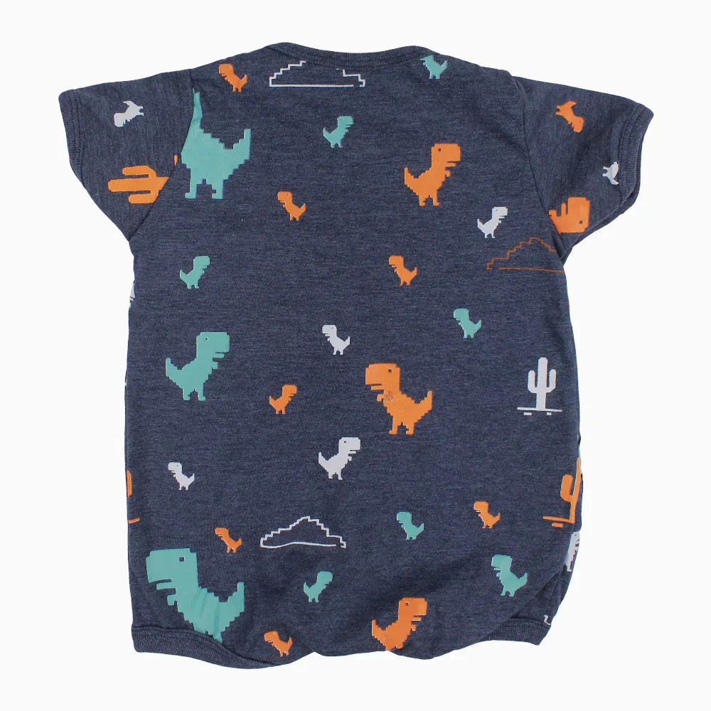 Baby Boys Cotton Romper – Dinos