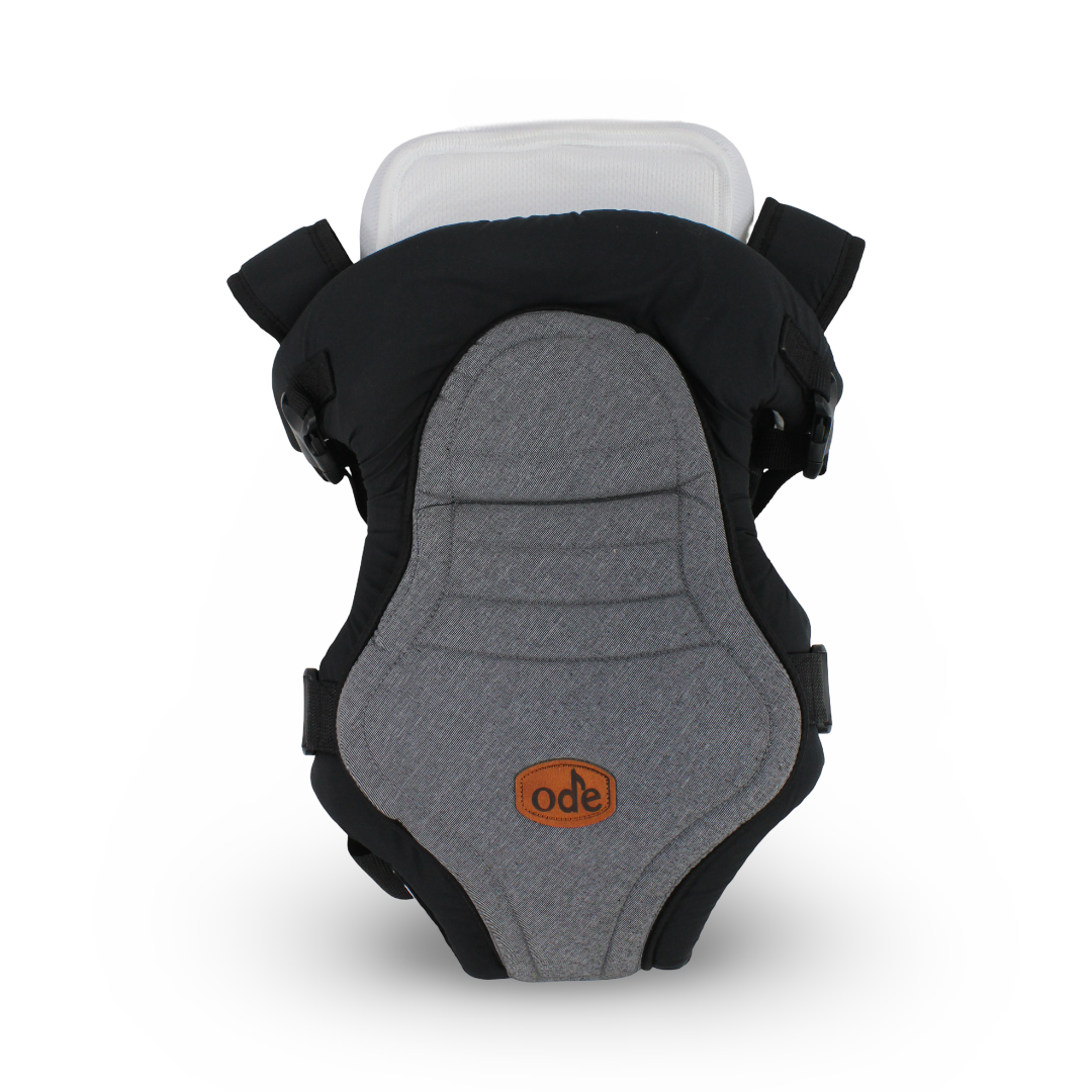 Ode "Soft & Safe" Baby Carrier – Grey - Baby Essentials