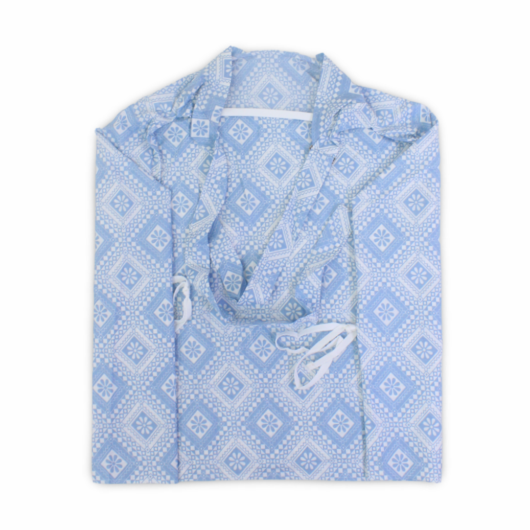 Cotton Nursing Cover – Baby Blue