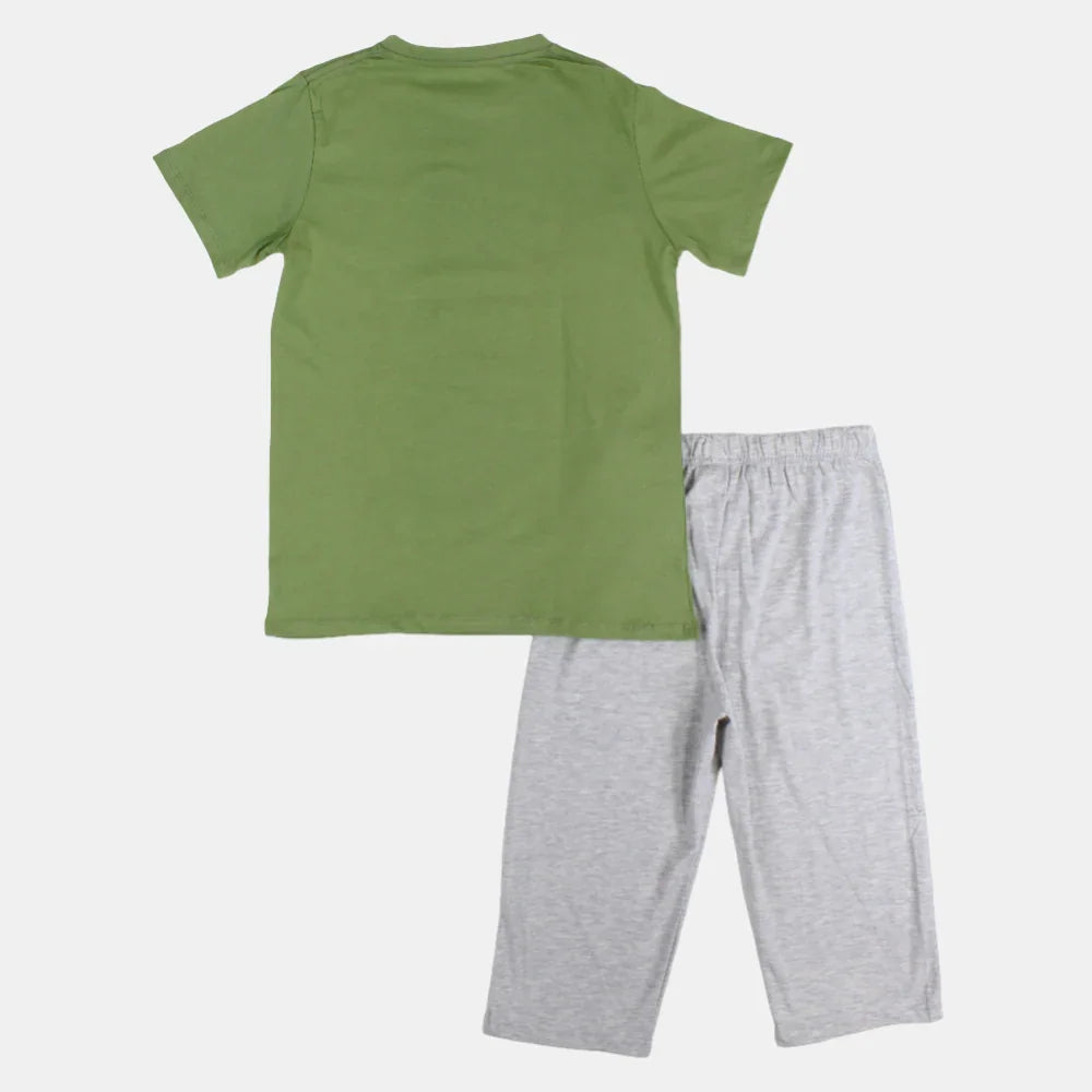 Boys Cotton Pajama Set - Hawaii Surf Print