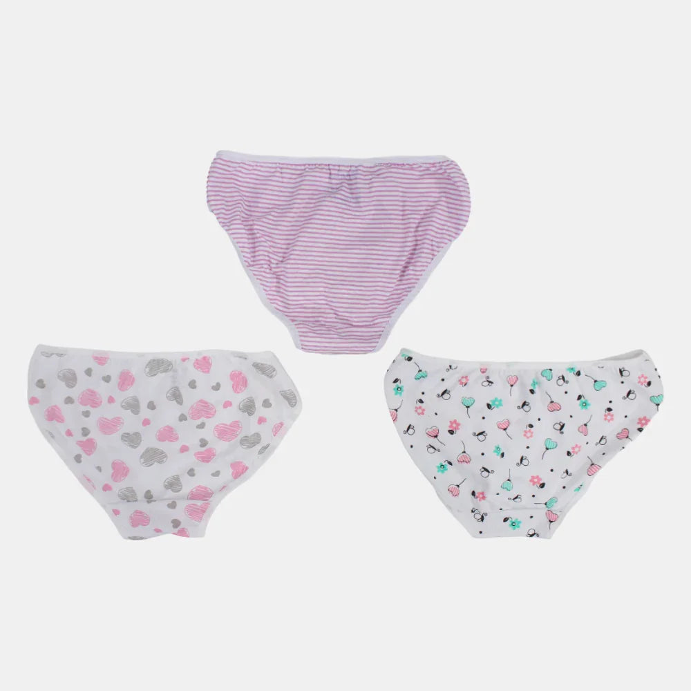 Girls Cotton Pantie – Colorful Panties (Pack of 3)