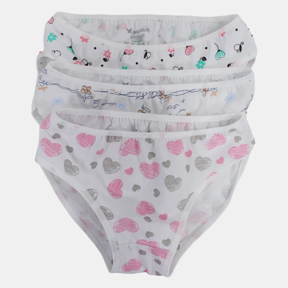 Girls Cotton Pantie – Colorful Panties (Pack of 3)