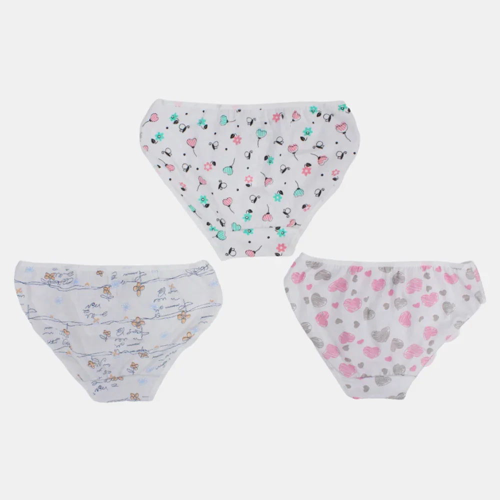 Girls Cotton Pantie – Colorful Panties (Pack of 3)