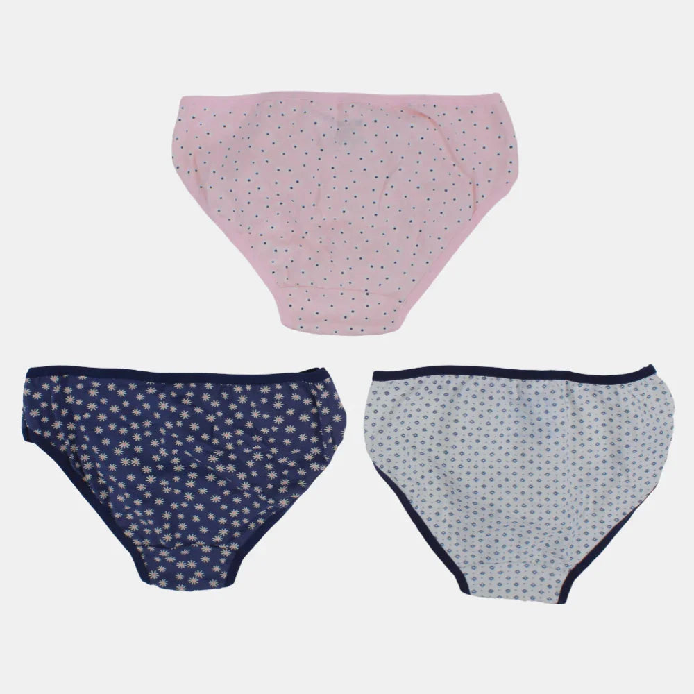 Pack of 3 - Girls Printed Panties (Assorted Prints)