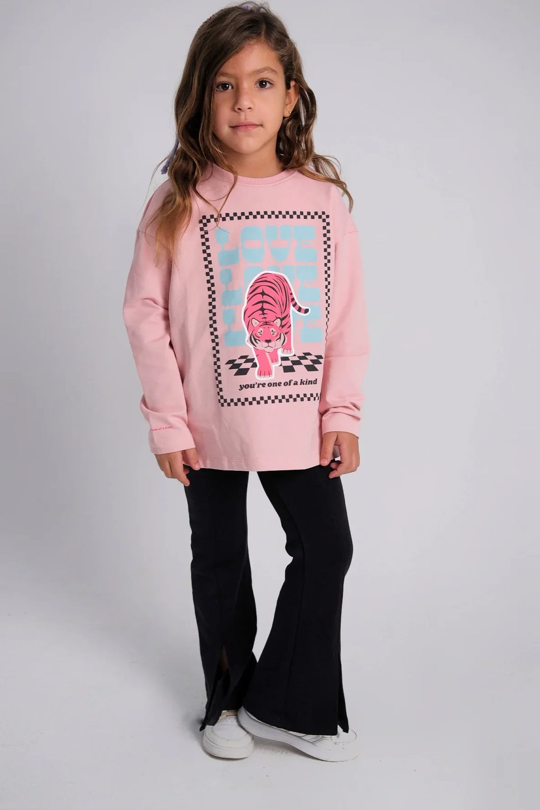 Lovely Tiger Long-Sleeved T-Shirt - Clothing - Playmore