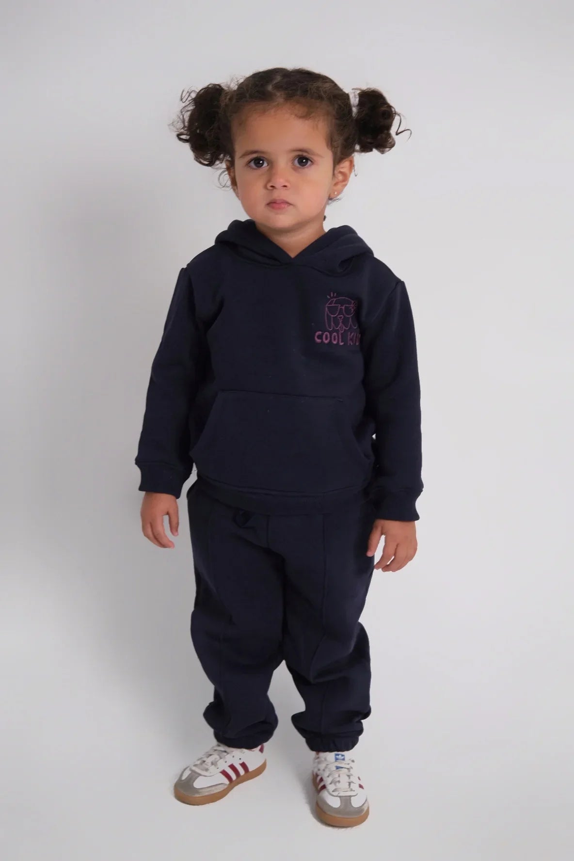 Unisex "Cool Kid" Navy 2-Piece Hooded Outfit Set