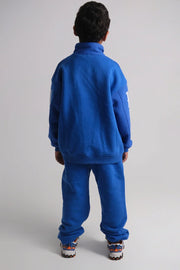 Unisex Blue "Playing Outdoors Club" Comfy Sweatpants