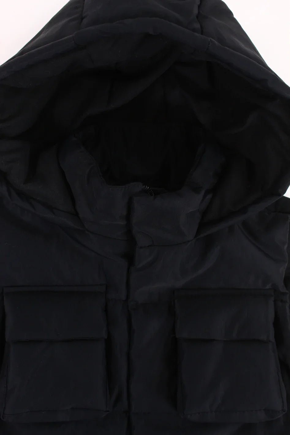 Unisex Black Puffer Vest