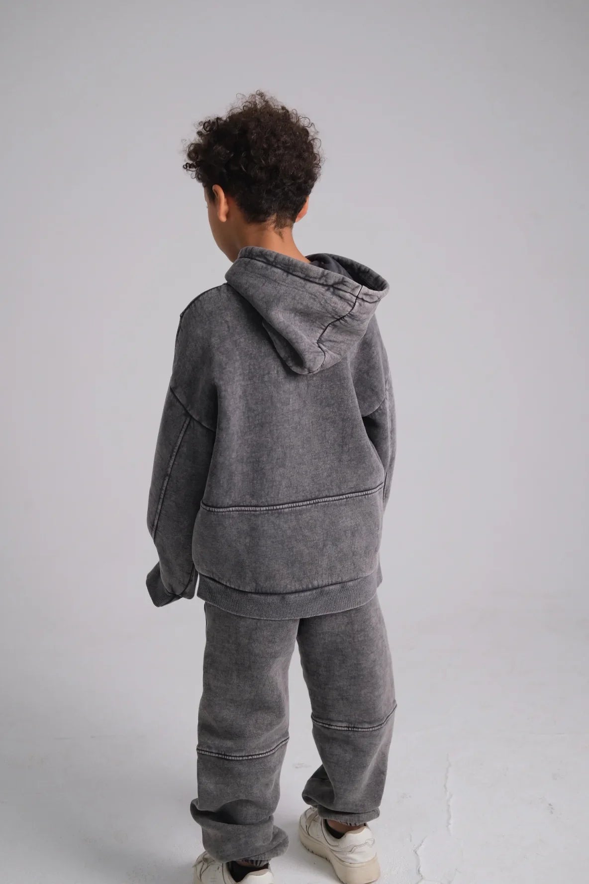 Unisex Grey washed Sweatpants
