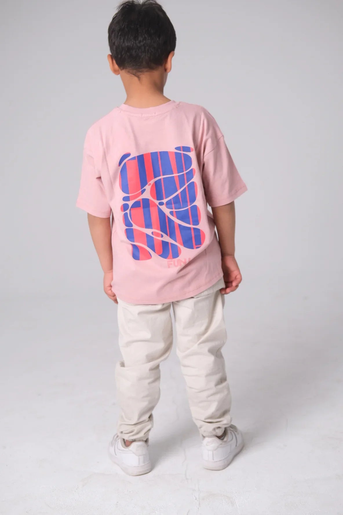 Unisex "ORIGINAL FUN LIFE" Short-Sleeved T-Shirt – Dusty Pink