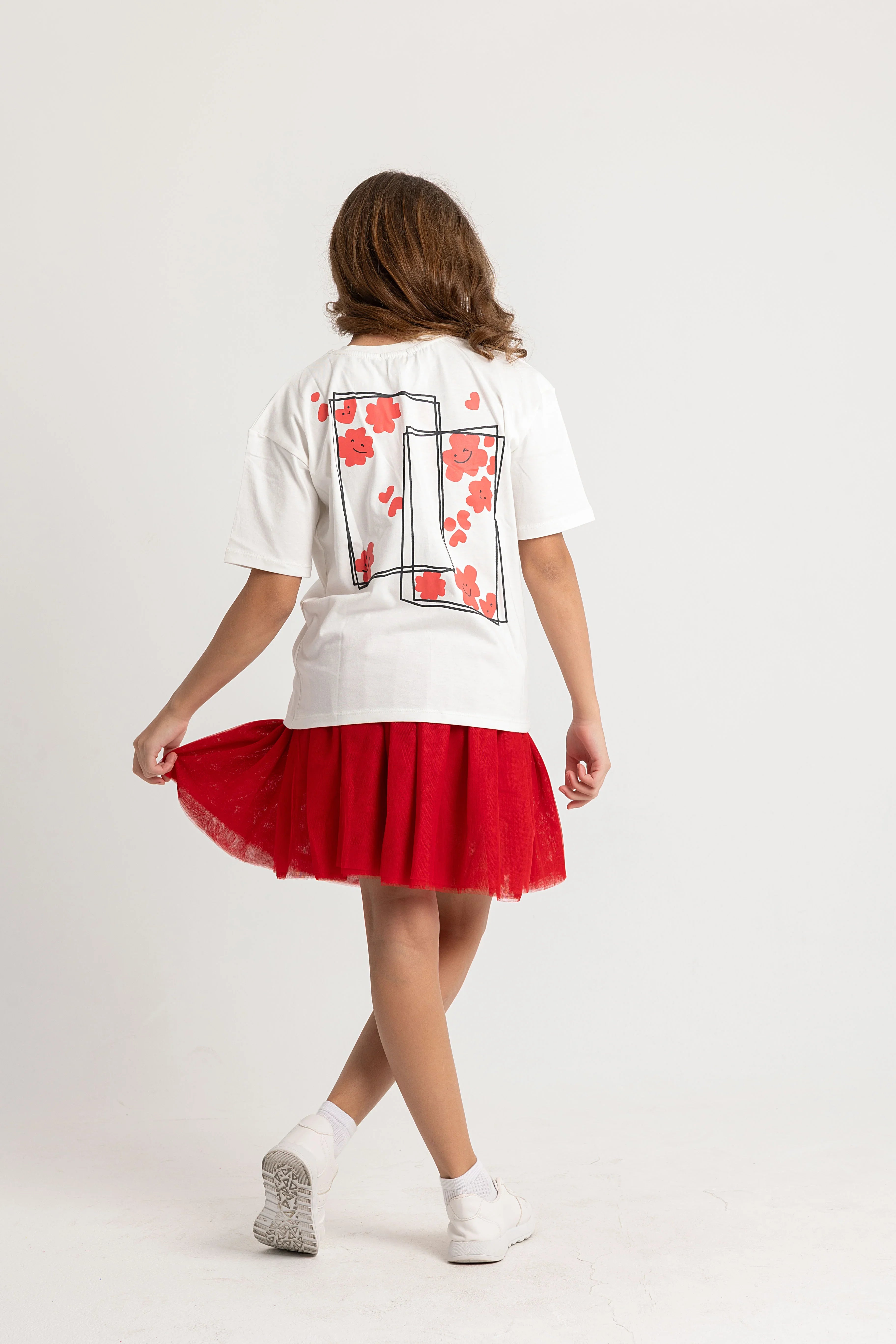 Red Tulle Skirt