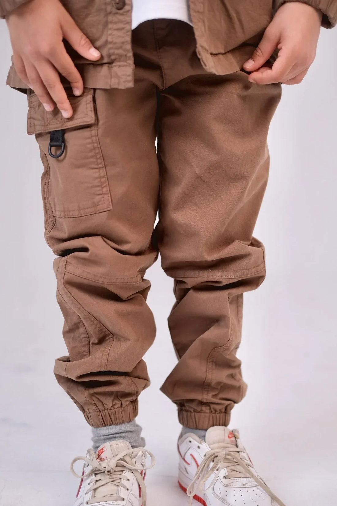 Unisex Kids Brown Outdoor Gabardine Pants - Clothing - Playmore