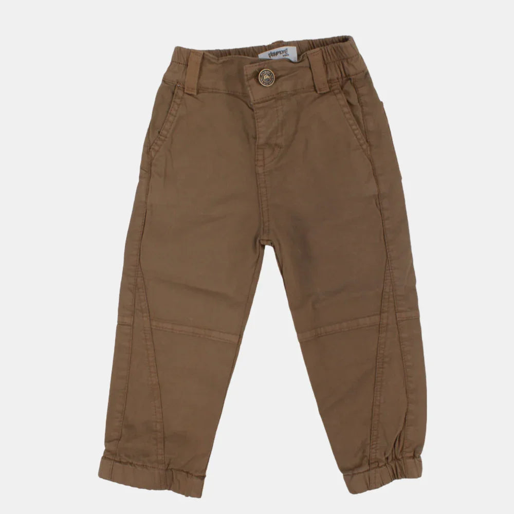 Unisex Baby Gabardine Outdoor Pants – Brown