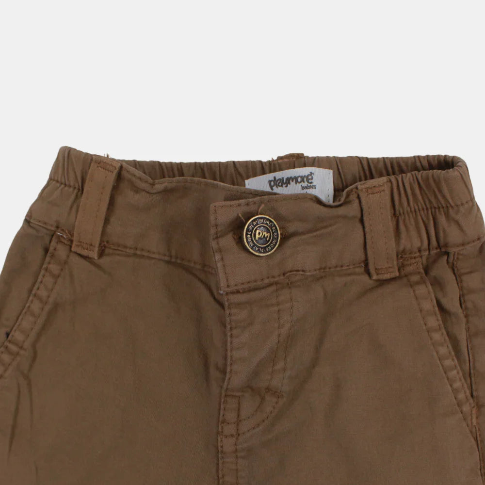 Unisex Baby Gabardine Outdoor Pants – Brown