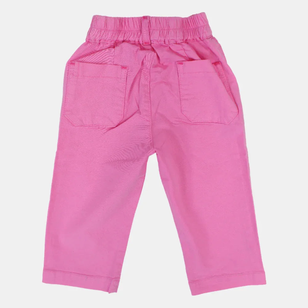 Unisex Baby Fuchsia Gabardine Pants