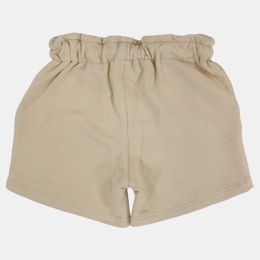 Unisex Cotton Shorts – Beige