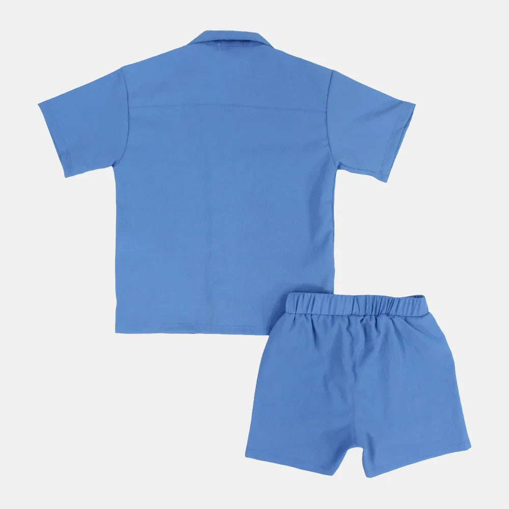 Unisex Babyblue 2-Piece Outfit Set
