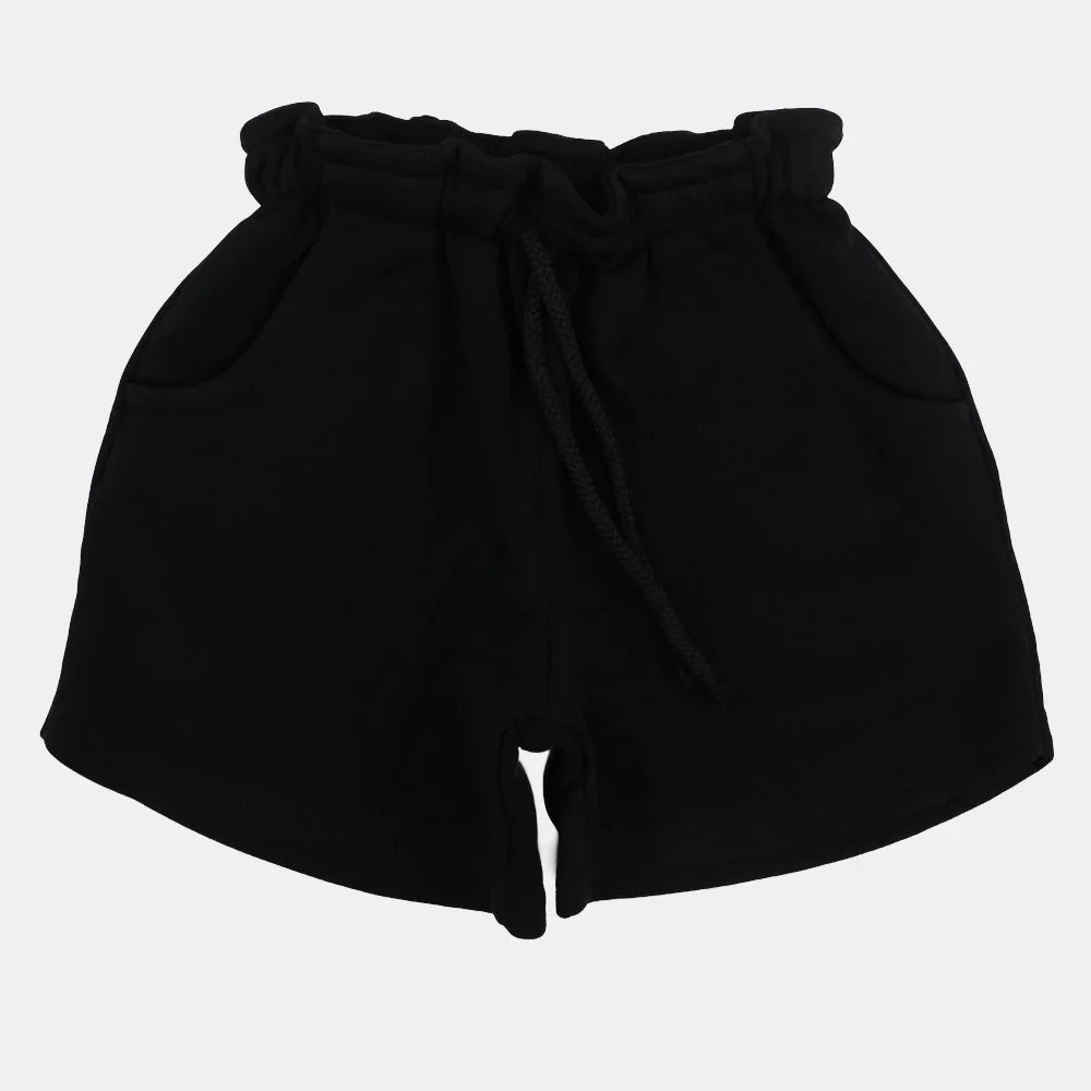 Unisex Cotton Shorts – Black