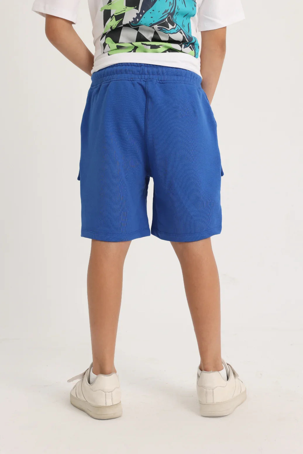 Unisex Cotton Shorts – Blue