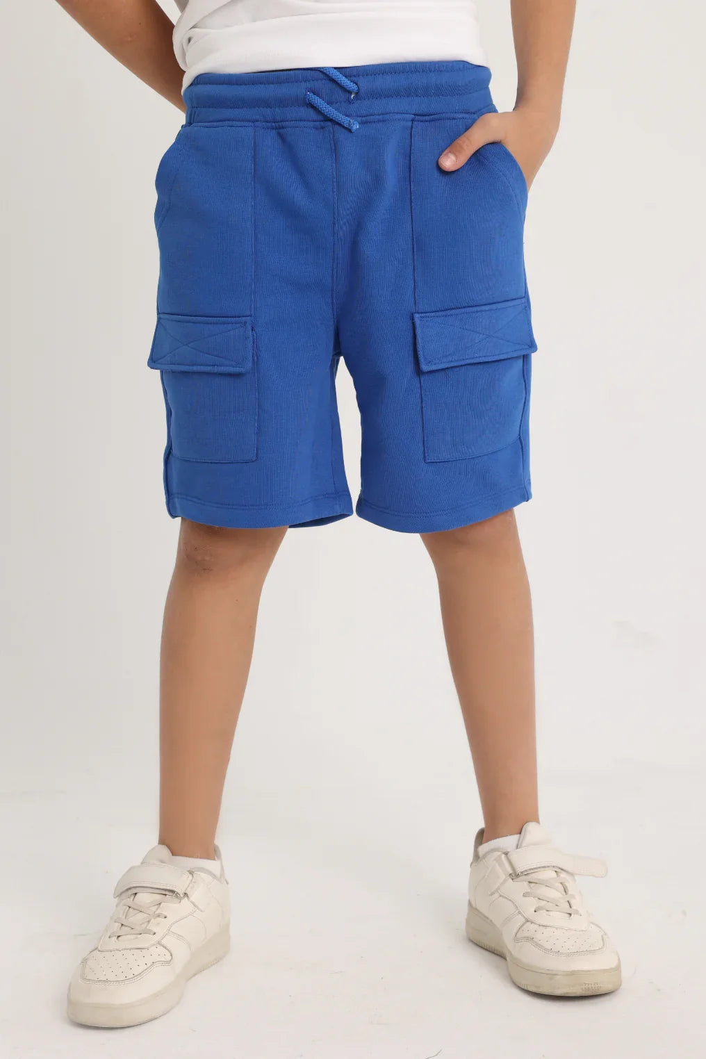 Unisex Cotton Shorts – Blue