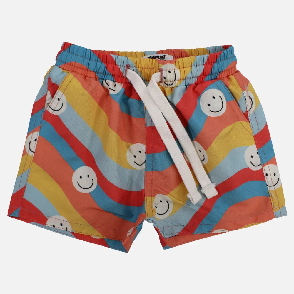 Baby Boys Swimsuit – Smiley Print