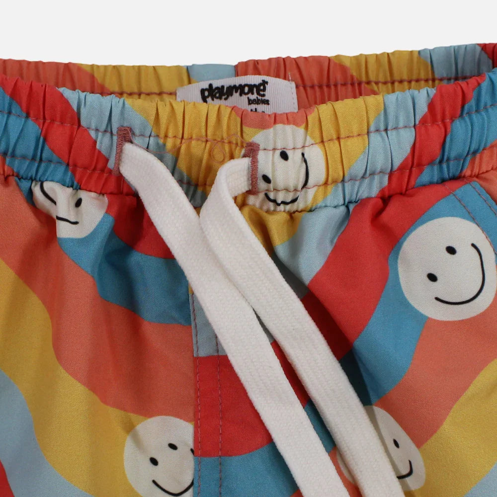 Baby Boys Swimsuit – Smiley Print