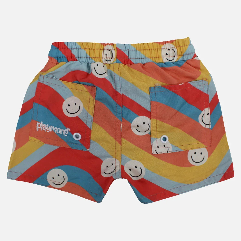 Baby Boys Swimsuit – Smiley Print