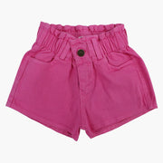 Girls Gabardine Shorts – Fuchsia