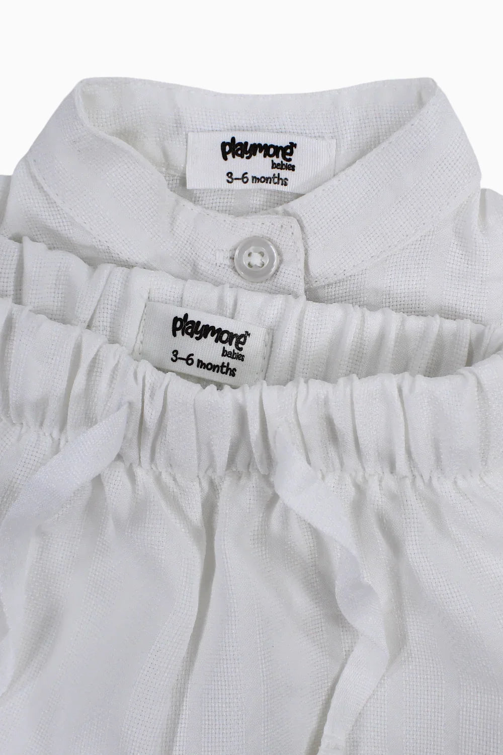 Baby Girls 2-Piece Outfit Set – Off-white
