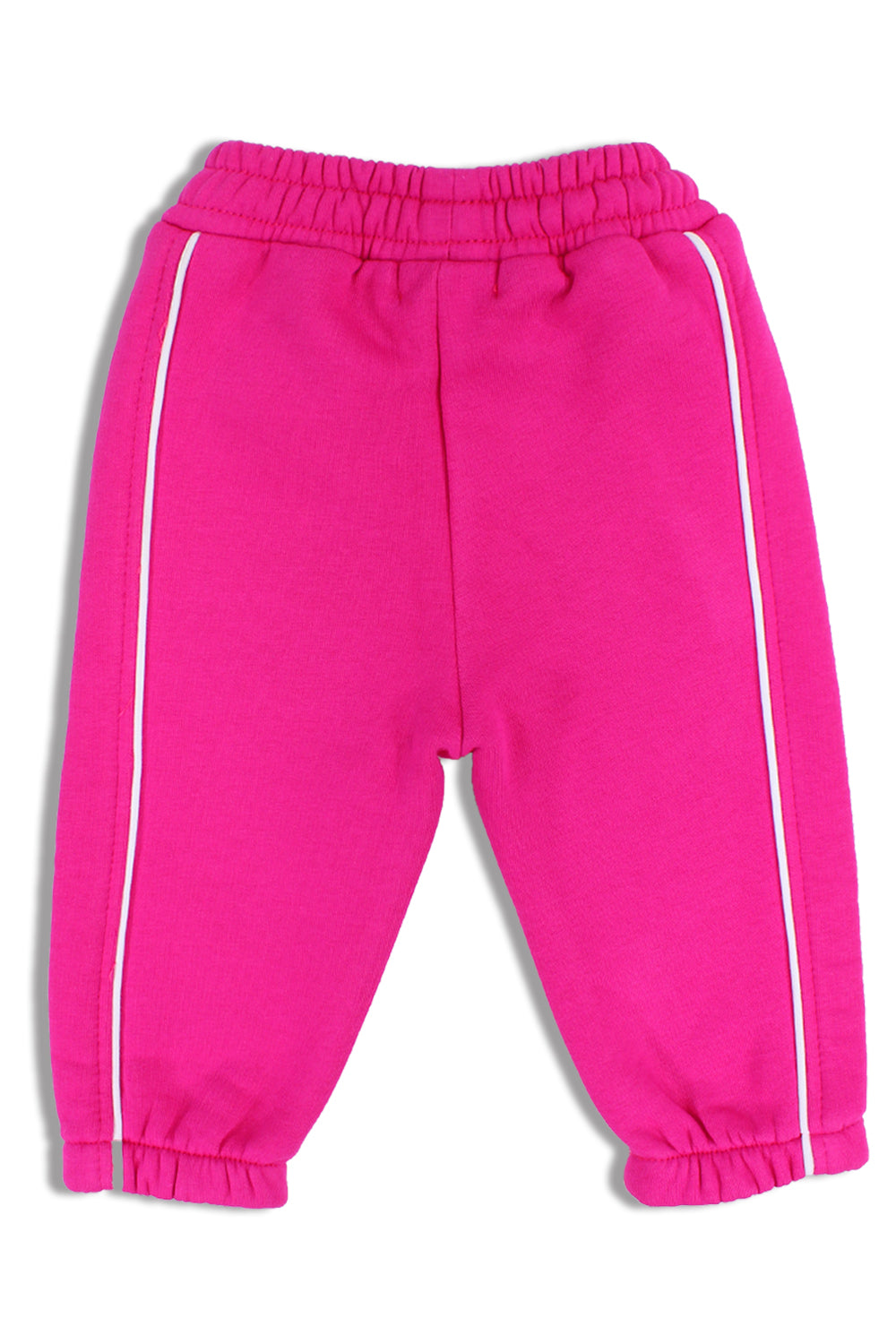 Baby Girls Cotton Sweatpants – Fuchsia