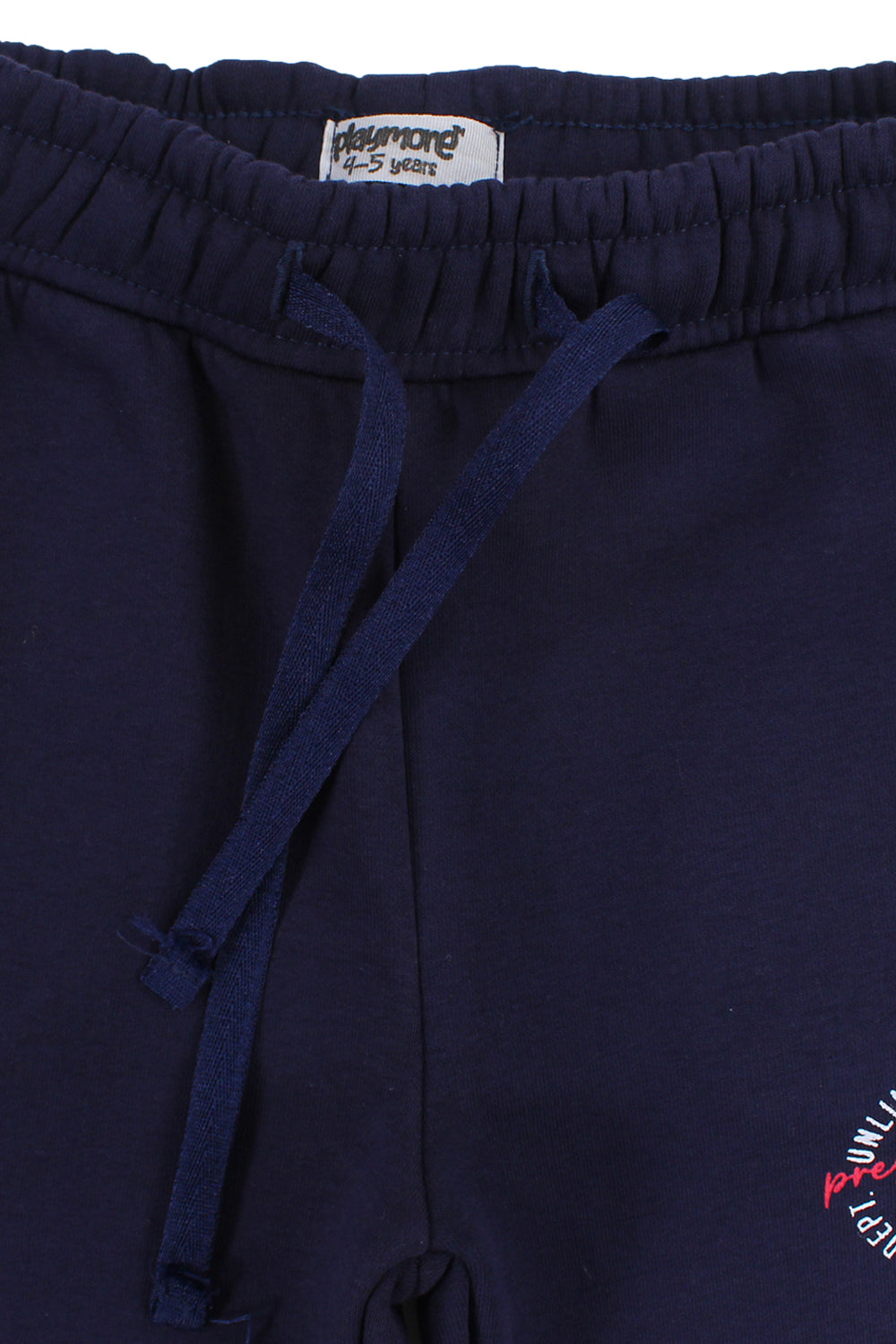 Unisex Cotton Sweatpants – Navy with "Unlimited Play Presented By Unlimited Fun Dept" Print
