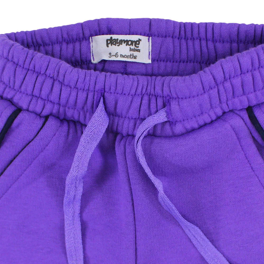 Unisex Cotton Sweatpants – Purple
