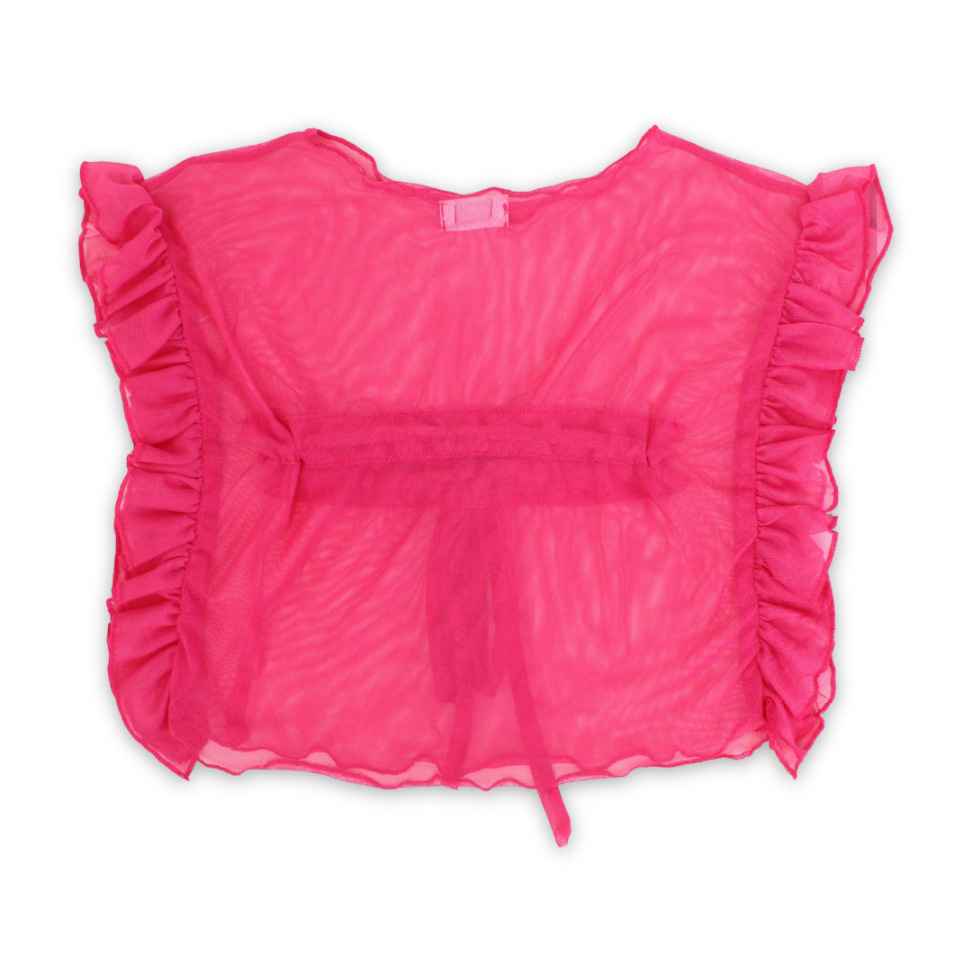 Baby Girls Tulle Cover-Up – Fuchsia