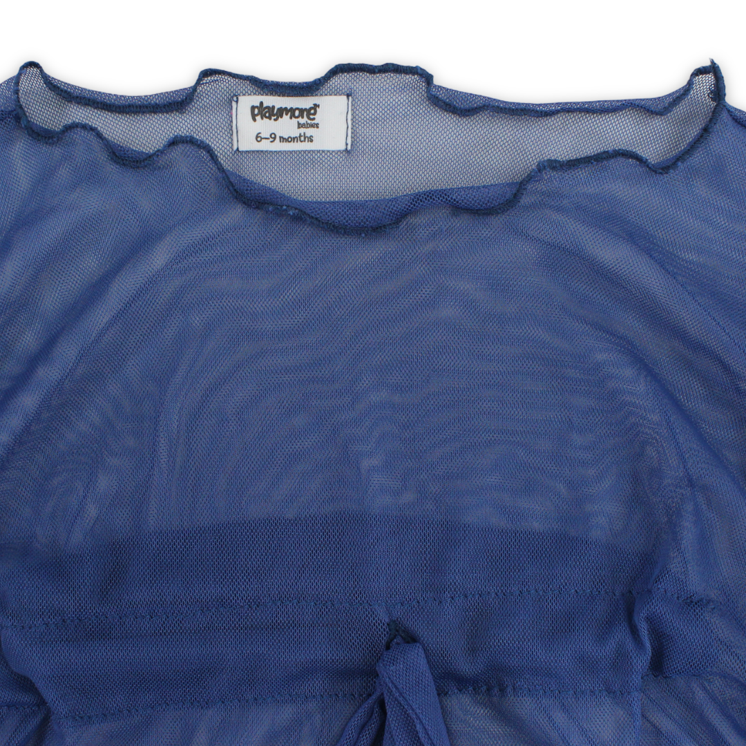 Baby Girls Tulle Cover-Up – Indigo