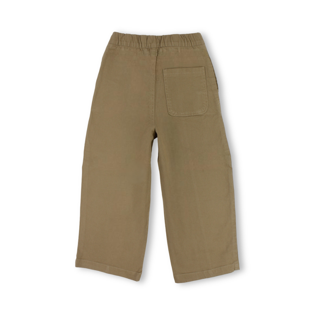 Boys Gabardine Pants – Coffee