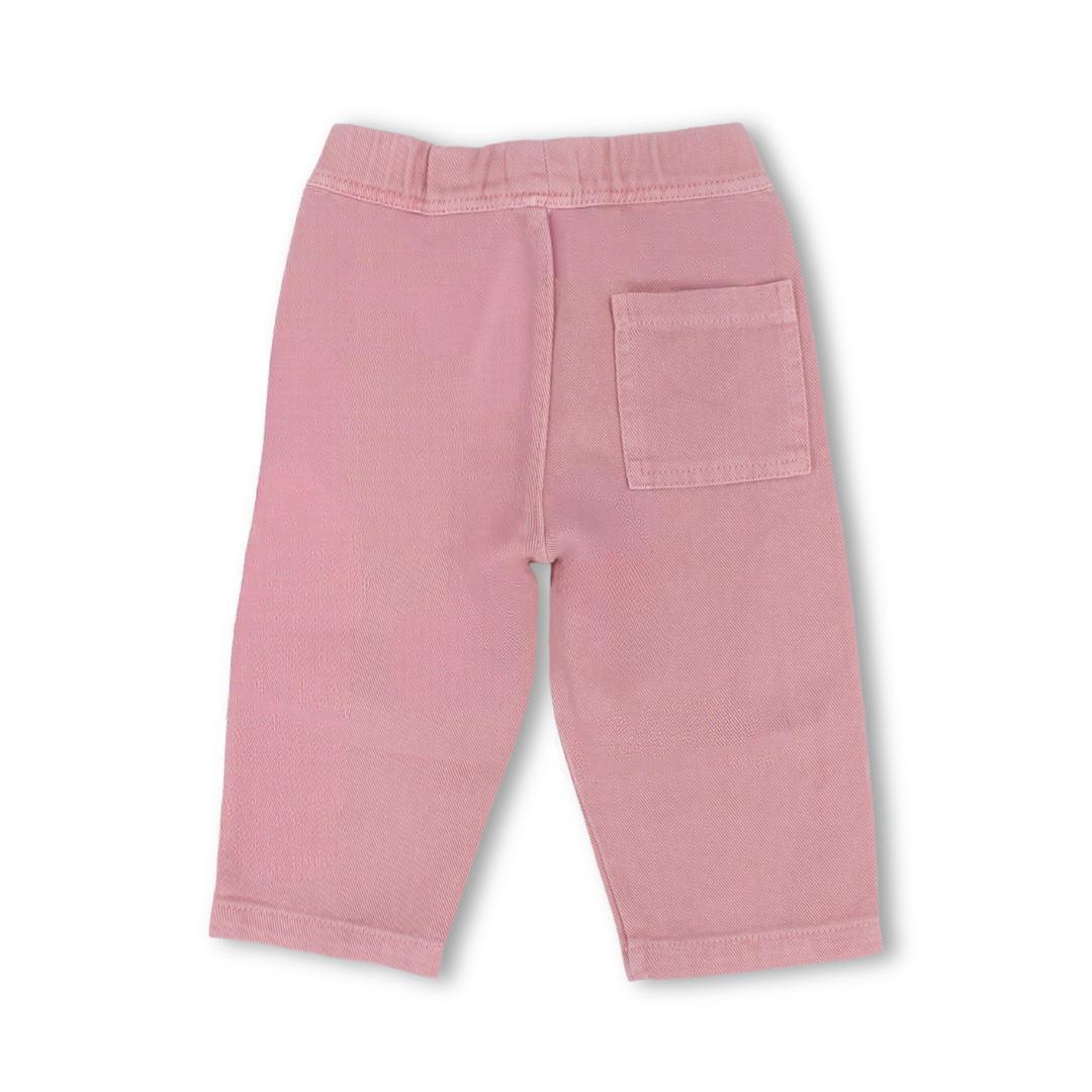 Baby Girls Gabardine Pants – Pink