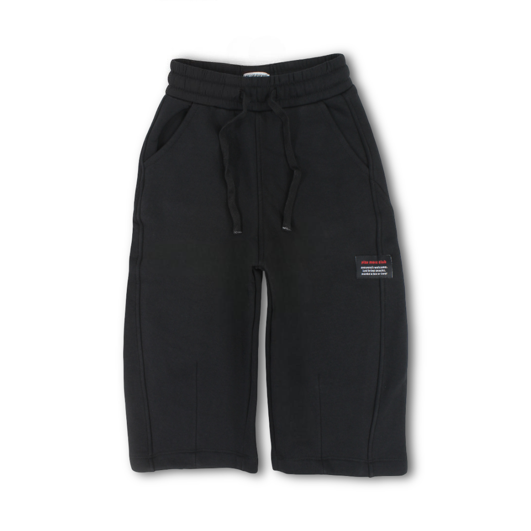 Boys Cotton Sweat Pants – Black