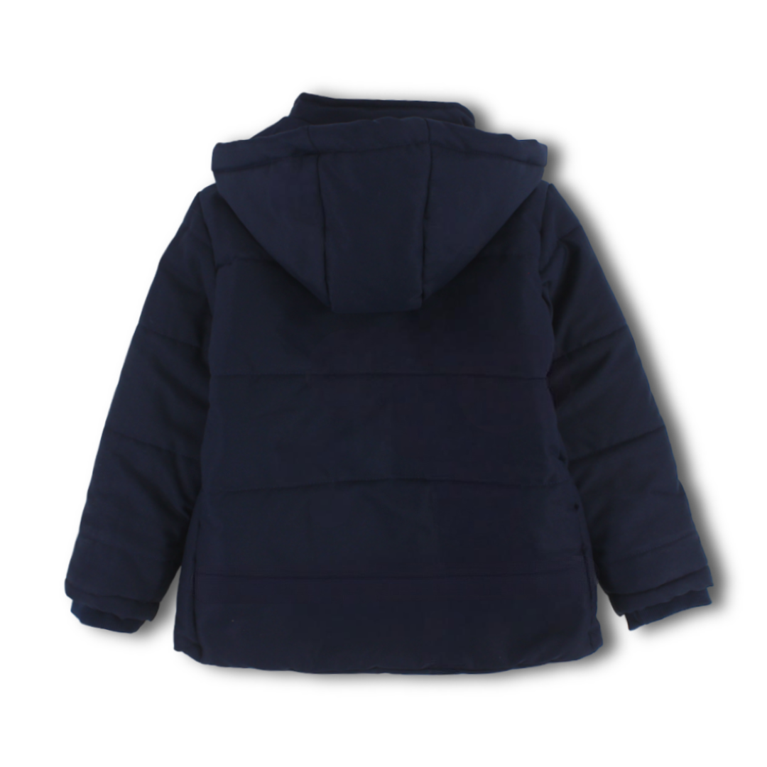 Unisex Waterproof Hooded Jacket – Navy