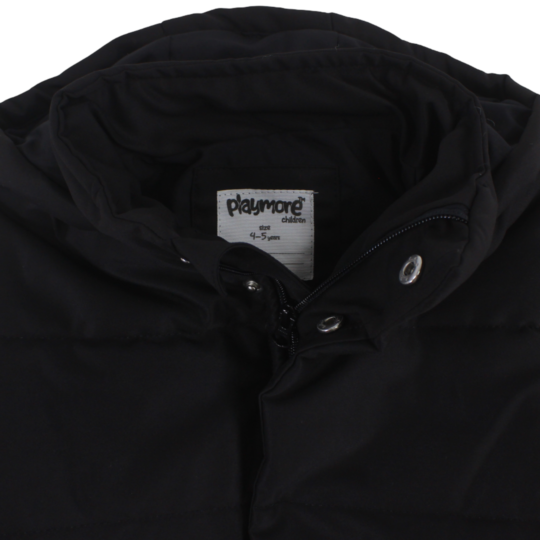 Unisex Waterproof Hooded Jacket – Black
