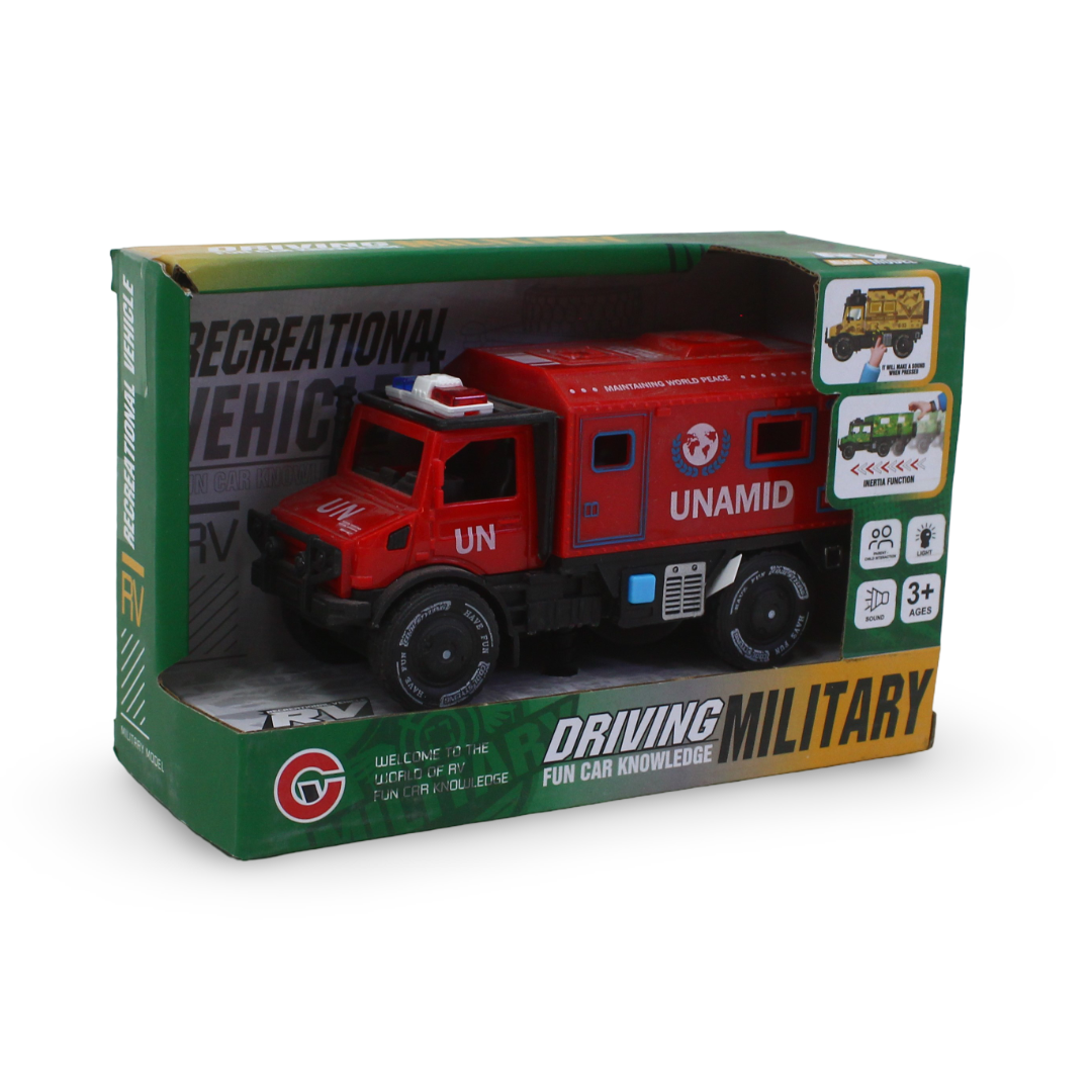 Military Driving Truck Toy – Red - Toys - OKO