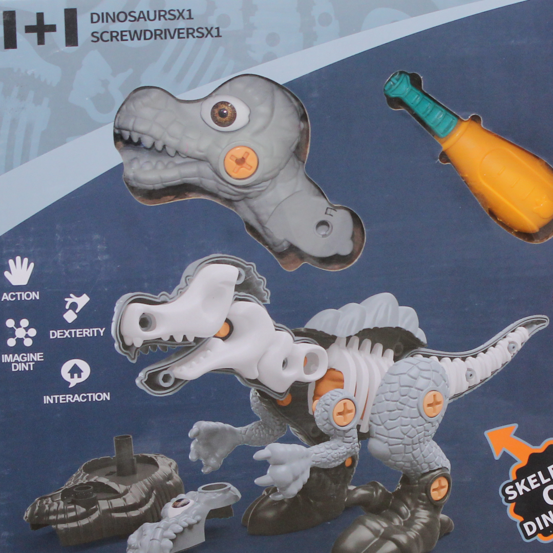 DIY Dinosaurs Assembly Kit – Grey