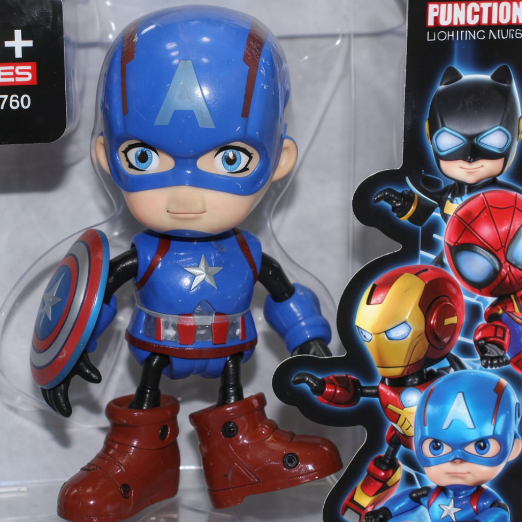 Defenders Fight for Justice Die-Cast Captain America Figure
