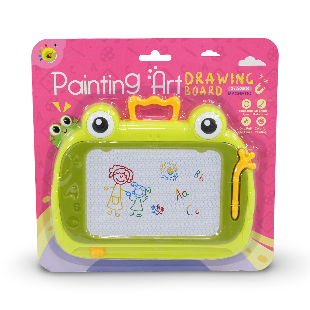 Painting Art Magnetic Drawing Board – Green Frog - Toys - OKO