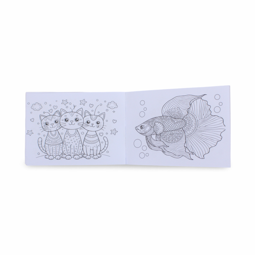 Flowers Coloring Book