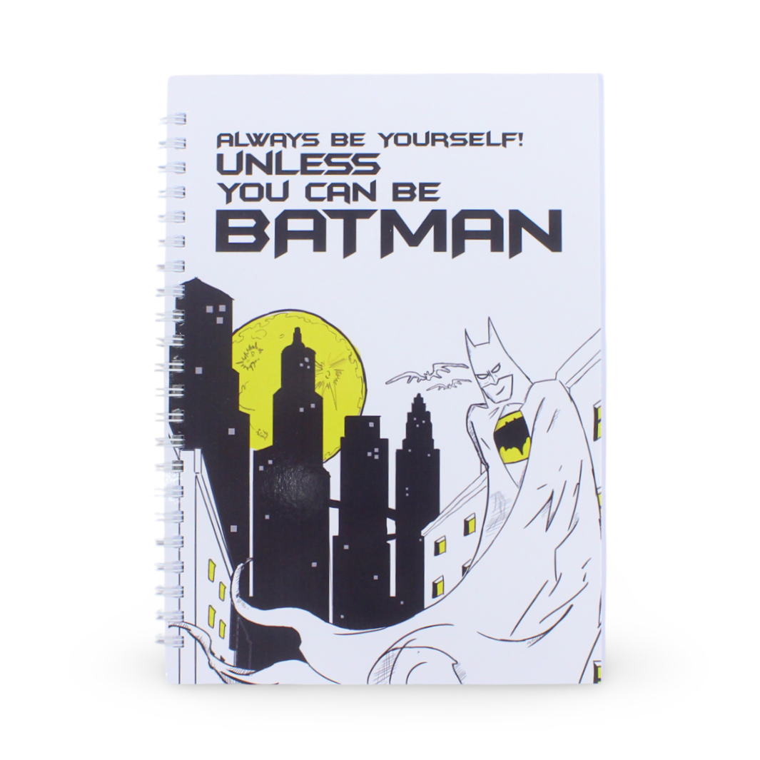 Batman Notebook – White