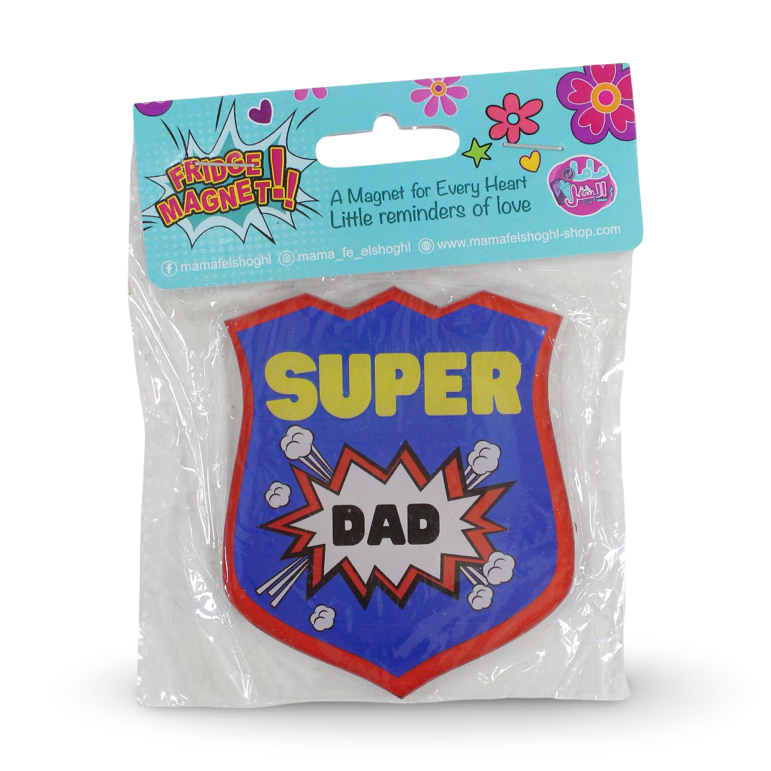 "Super Dad" Trophy Fridge Magnet - Assortments - Mama at Work