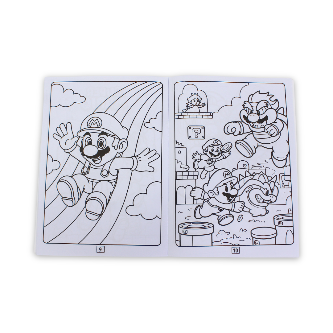 Spacetoon Coloring Book – Super Mario - Toys - Egypt Space toon