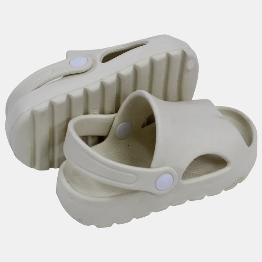 Unisex Baby Rubber Sandals - Offwhite
