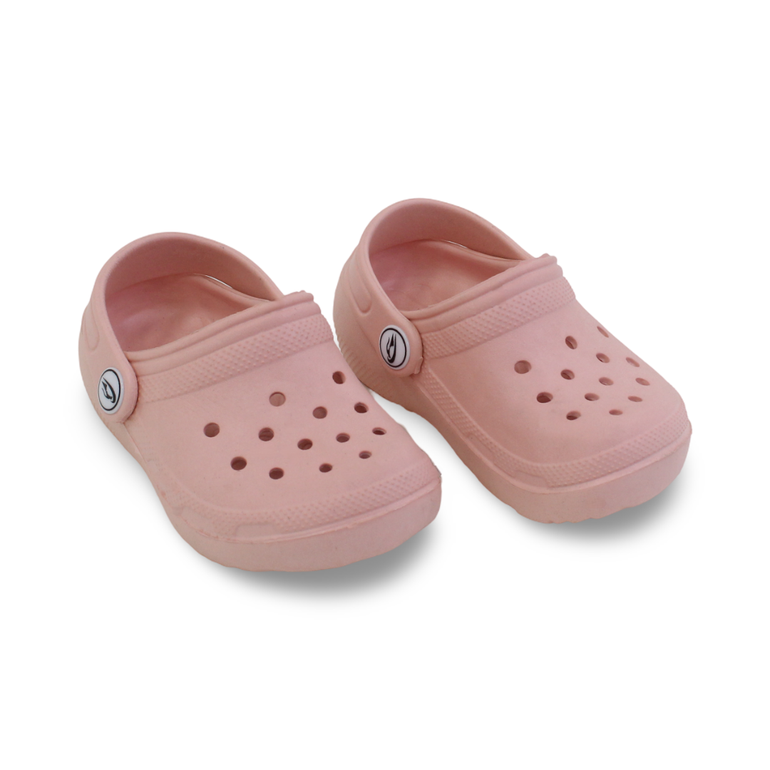 Baby Girl Rubber Crocs – Dusty Pink - Clothing - Egypt Gulf